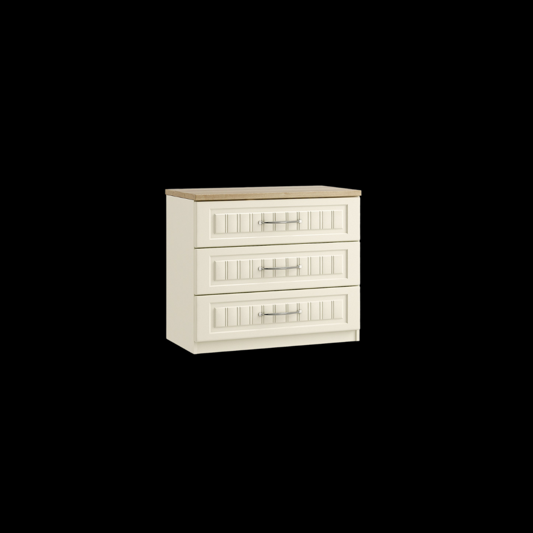 3 drawer wide chest