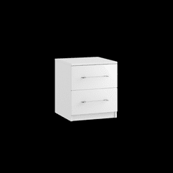2 drawer bedside chest