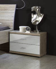 2 drawer bedside