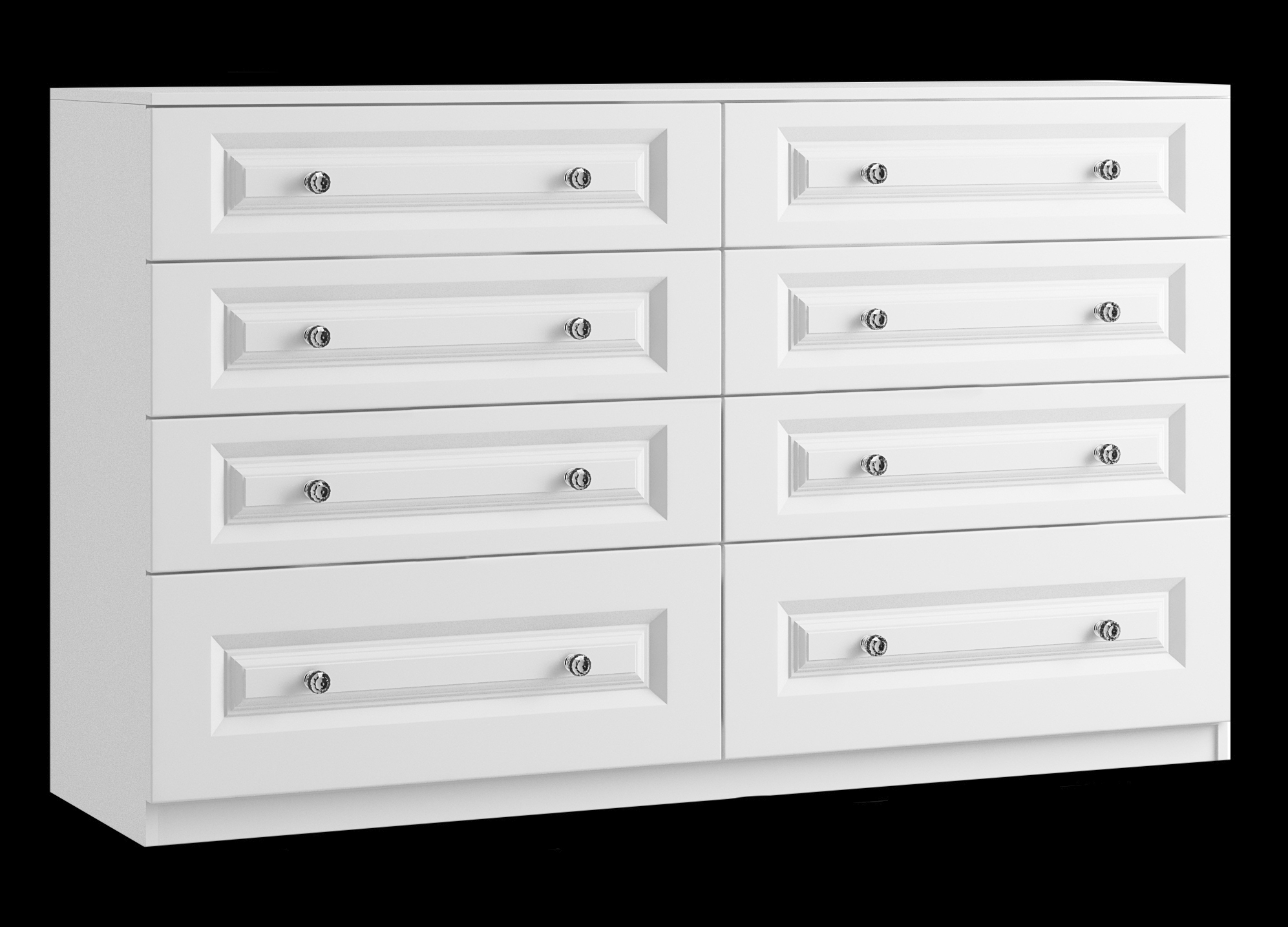 8 Drawer Twin Chest