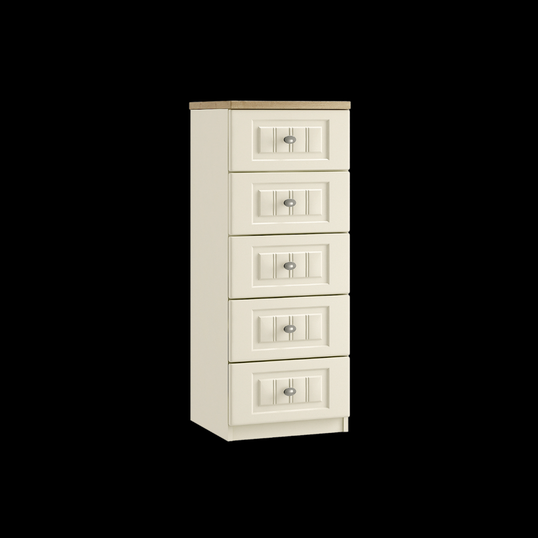 5 drawer narrow chest