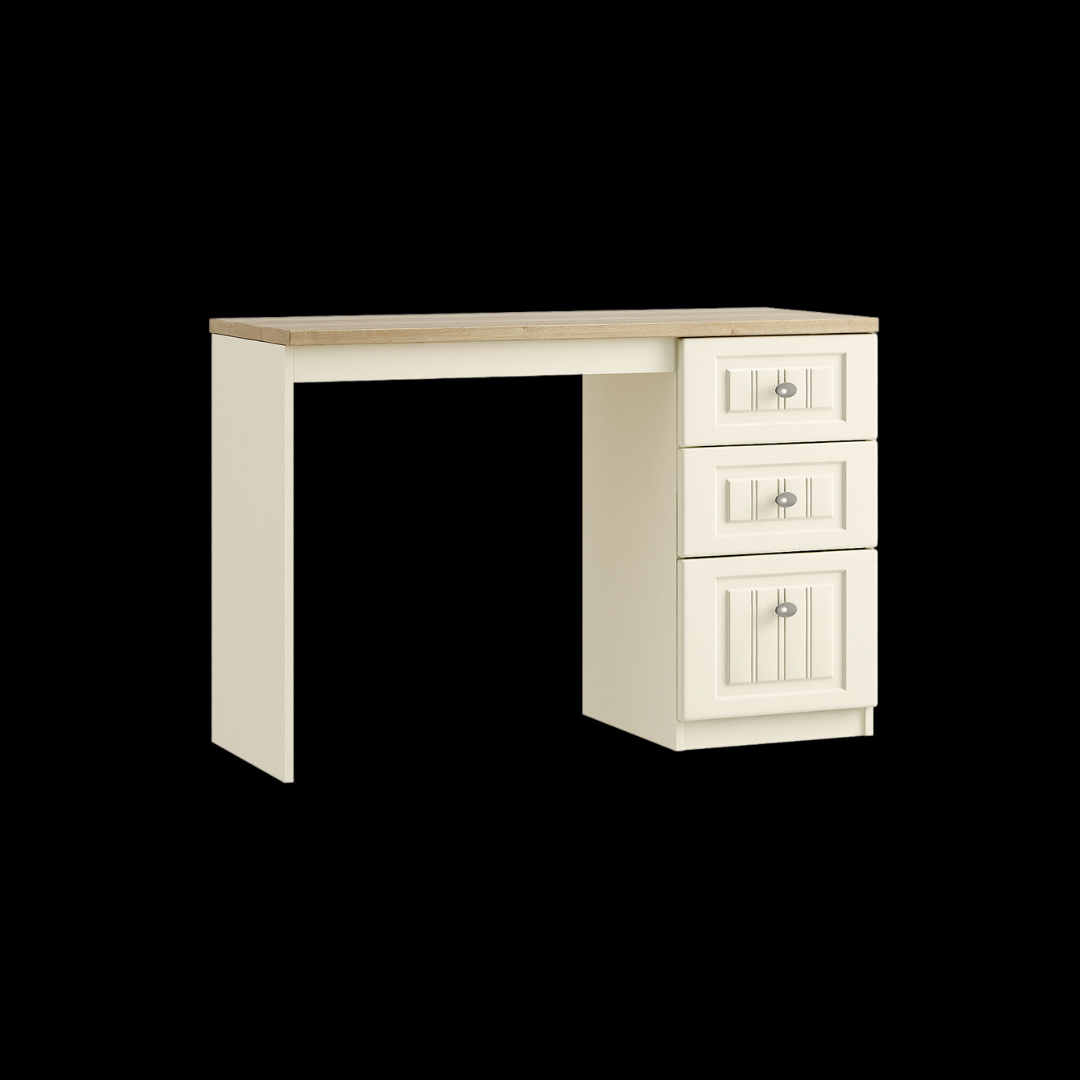 single pedestal dressing table