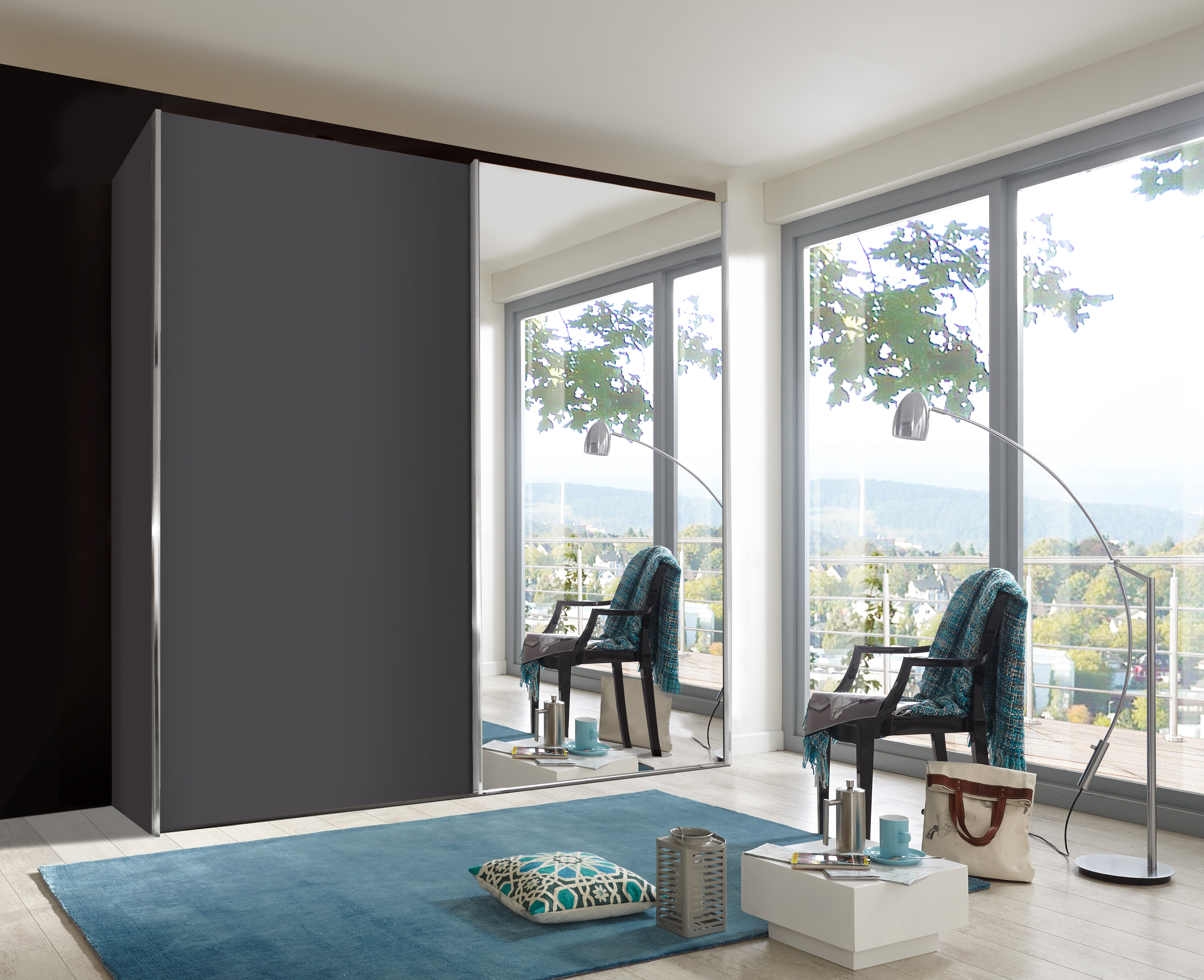 200cm sliding door robe