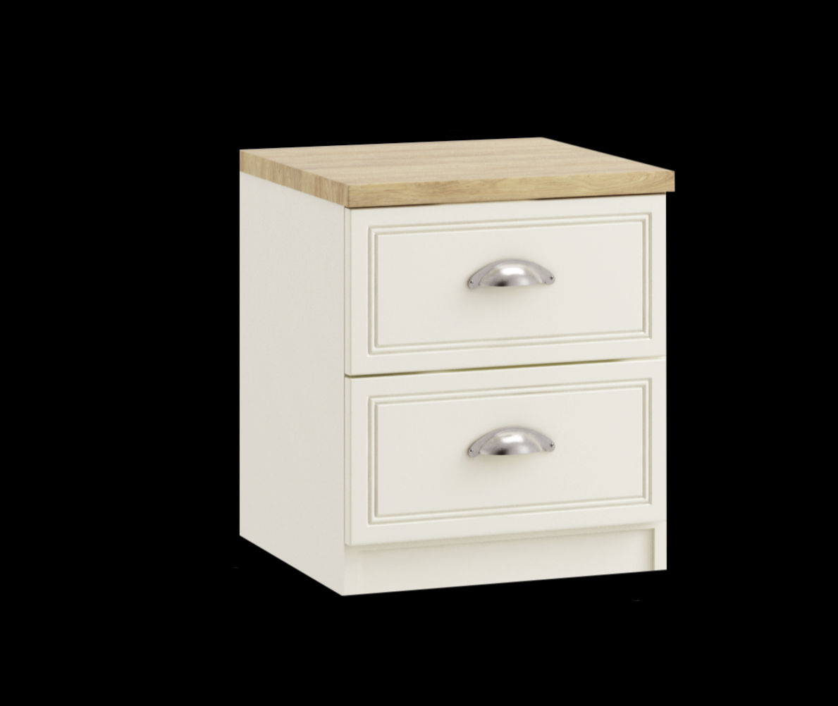 2 drawer bedside