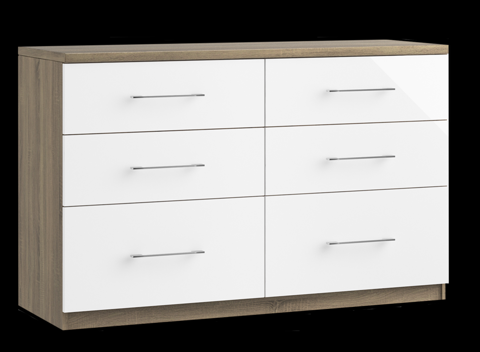 6 drawer twin chest