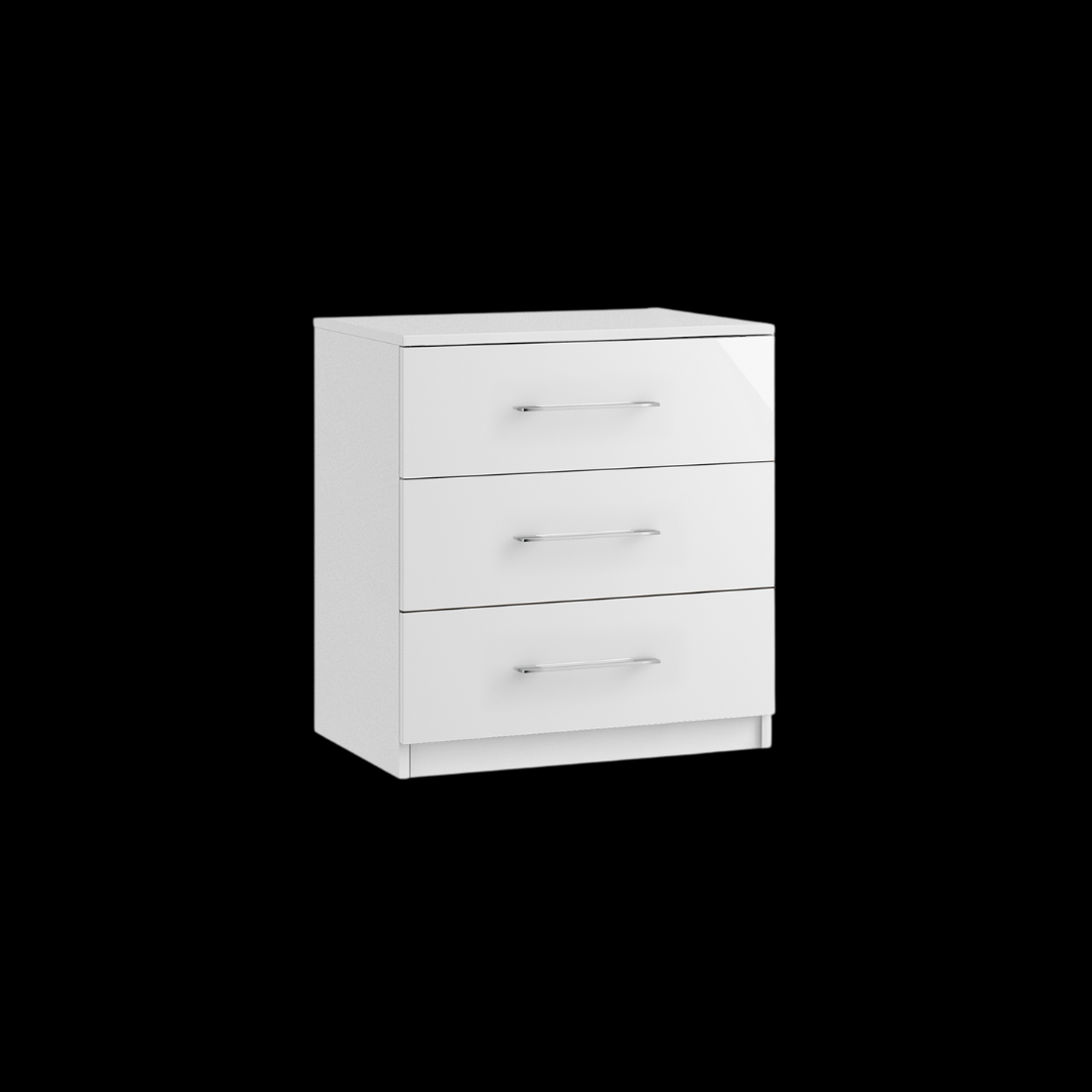 3 drawer bedside chest