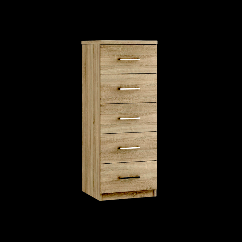 5 drawer narrow chest