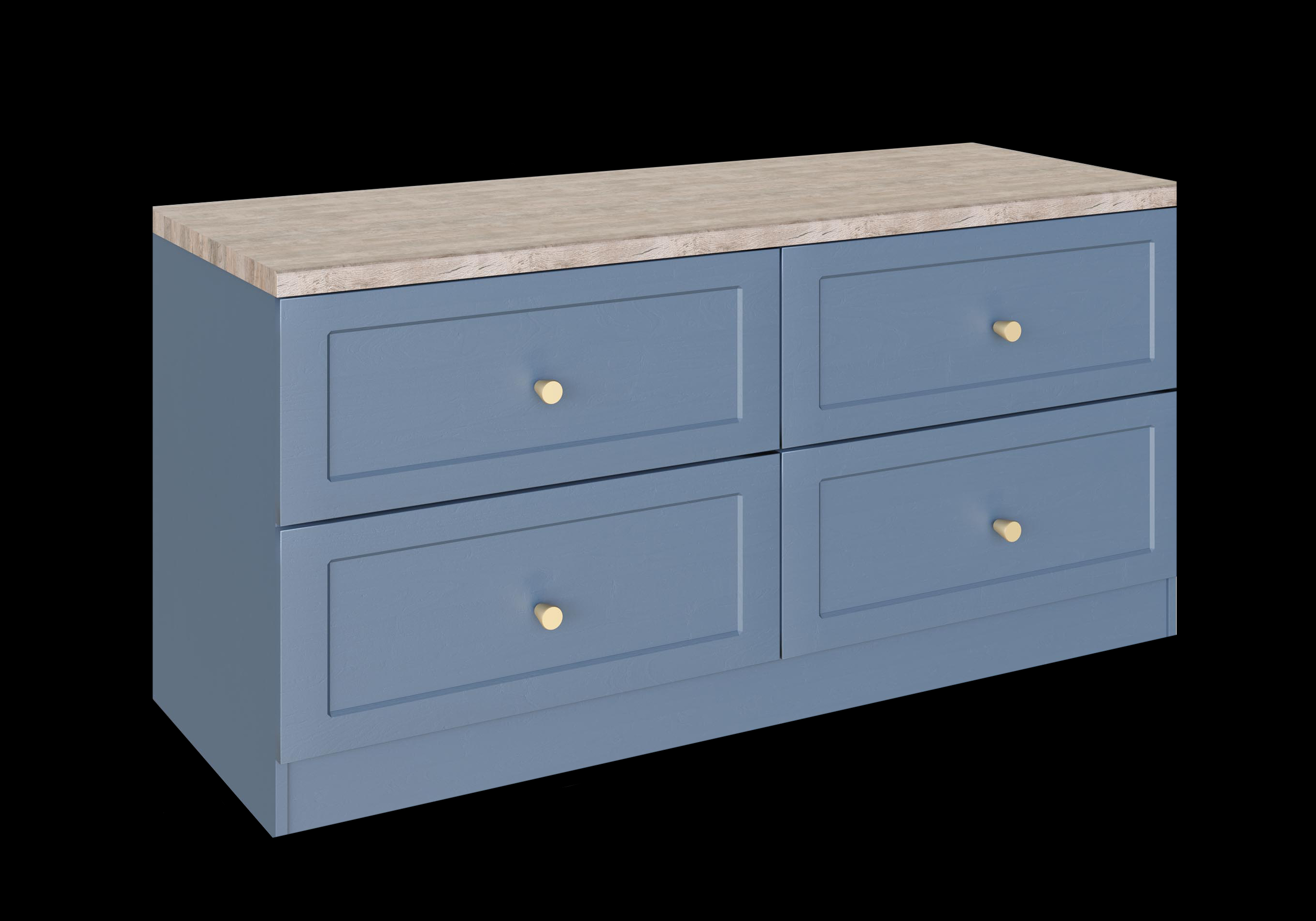 4 drawer twin chest