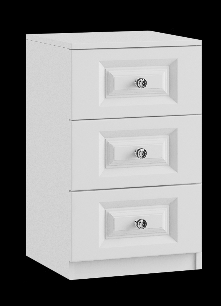 3 drawer bedside