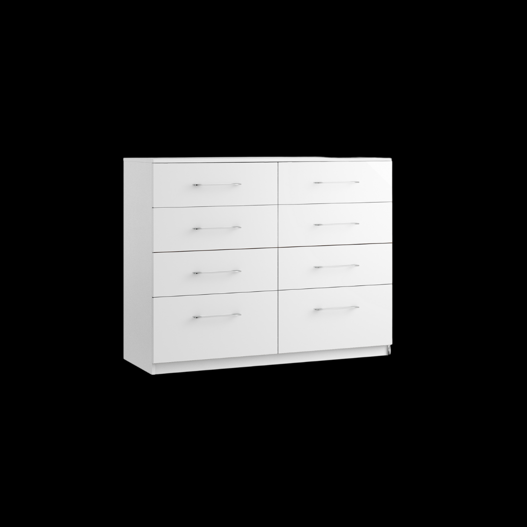 8 drawer twin chest