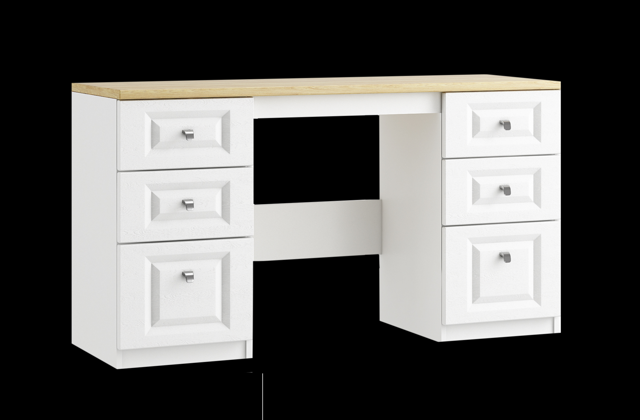 Double pedestal Dressing Table