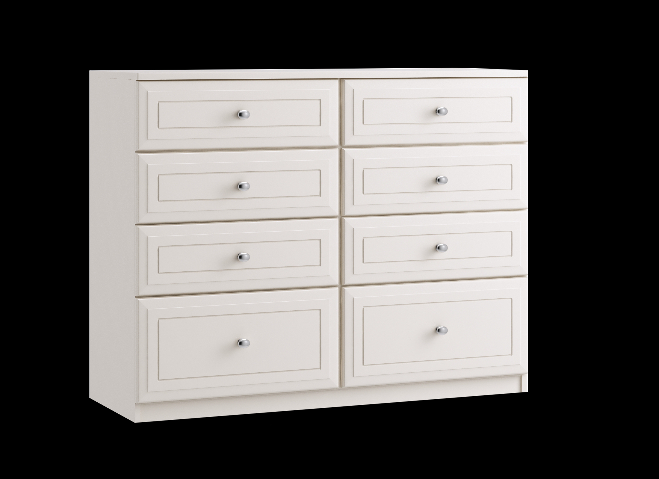 8 drawer twin chest