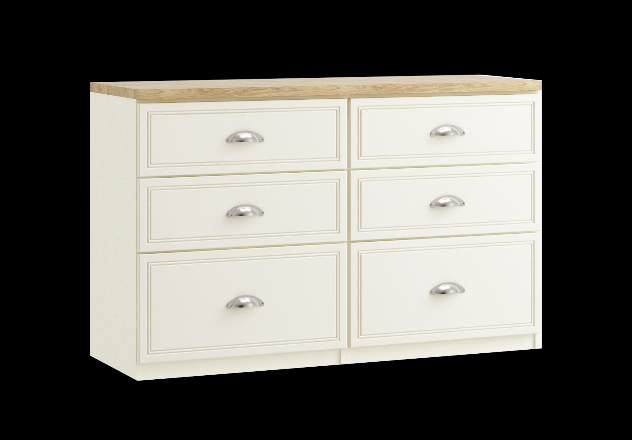 6 drawer twin chest