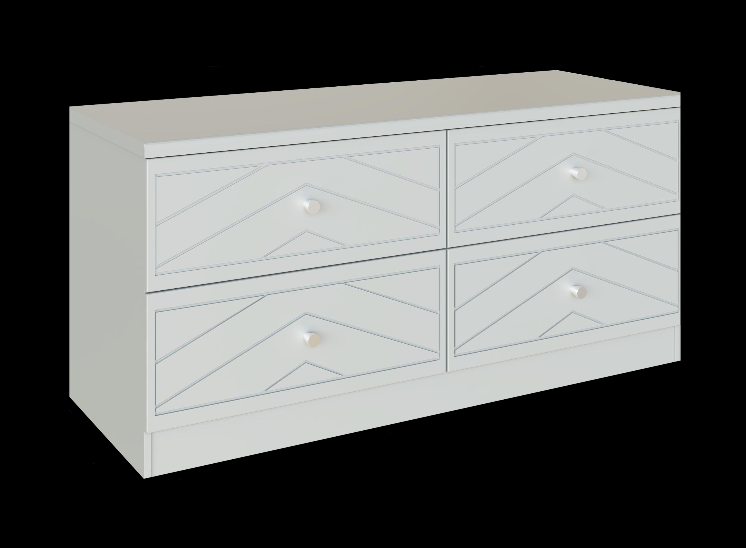4 drawer twin chest
